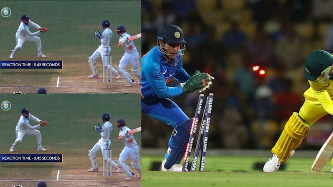 Rohit Sharma Gives Dhoni For Money; Pulls Reflex Catch In Just 0.45 Seconds